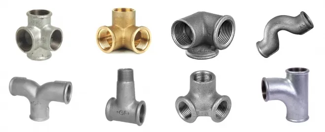 Eckenfittings und Sonderfittings